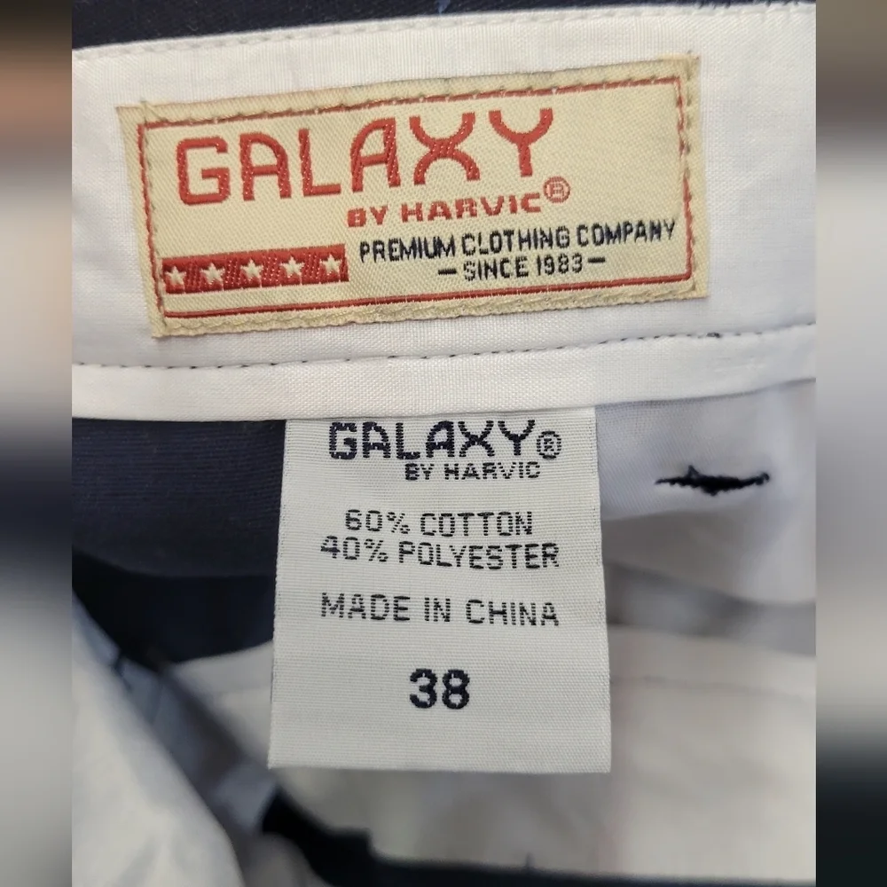 Galaxy by Harvic 38 Navy Blue Shorts Preowned